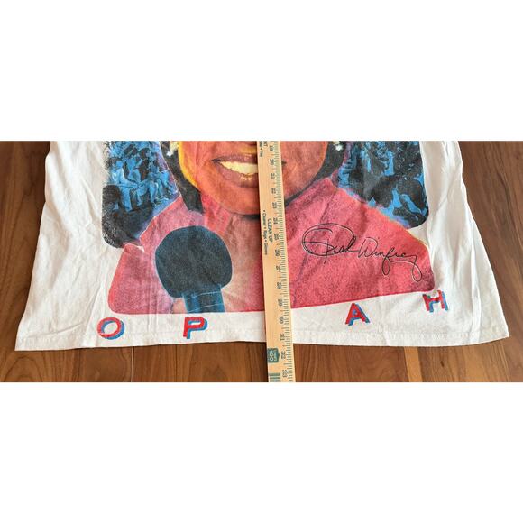 2023 Backstock Co - Oprah Winfrey Big Print Double Sided 90s Style Band Tee XXL - Picture 4 of 4